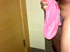 Too crazy in pals super hot Wife's Same Pink Panty