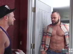 BAREBACKTHATHOLE Brian Bonds And Damien Kilauea without a condom