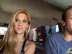 Raunchy pipe railing with two lusty homosexual hunks at the car park