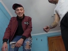 Cruel Boys And Their Feet Mat Slave