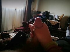 Blowing My Load After Sexting With A Slut