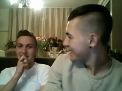 Romanian Italian Boys Have Fun On Webcam