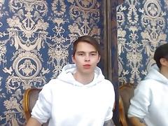 Pretty cam boy lets everyone see his tight asshole