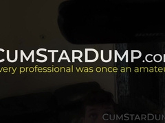 Sexy twink drips with thick creamy cum in soaking wet gangbang