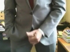 He shows us his new suits and he like to jerk off 2