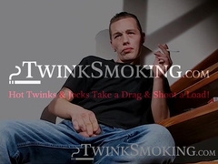 Euro smoker Jony is always ready for a hardcore cock stroking