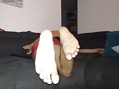 CUM with this feet #2 part