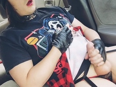 Goth, big cumshot, big ass