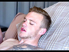 Police officer Scott Finn barebacks skinny man into raw anal encounter