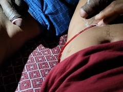 College Students - Indian Desi Gay Outside The Sparm Cream Semen