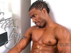 A dude named Sexxx Toy is playing with his stiff BBC