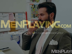 Dani Robles secretly lusted for hot Thomas Thunder in the office