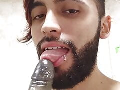 Playing With A Black Dildo Until I Cum In An Intense Prostate Orgasm