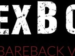 Hairy stud Aiden Wolfe barebacks his tattooed skinny friend Dylan Turner