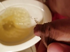 Small phimosis cock piss