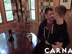 Gaycest Smooth sexy twink Felix Maze gets tight hole filled by DILF