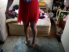 my new  red dress