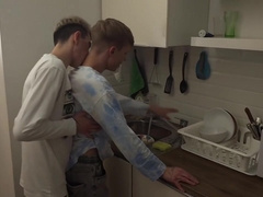 The Guy Started Seducing A Twink With A Big Dick For A Juicy Ass Fucking