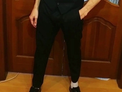 college girl faps off before testing