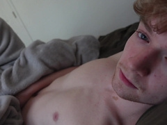 Lad wanks off and shrieks in his tighty whities