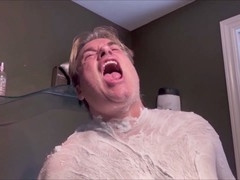 Worshipping that muscular ass with anal toys and big insertions