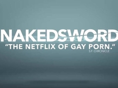 NAKEDSWORD BIG BLACK COCK Reign Harshly Pummels Michael Boston Taut Crevice