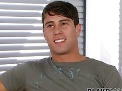 UK jock cums after stroking his big dick