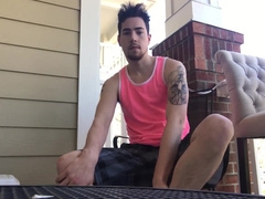 Brazilian Guy Cole Milking Off