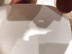 Massive morning cumshot