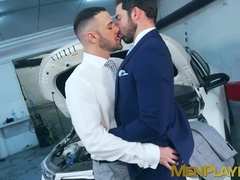 I paid this attractive mechanic by drilling his wet hole