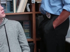 Curly hair twink barebacked by BBC for stealing condoms