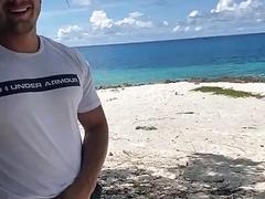 Daniel sucks off a stranger on the beach