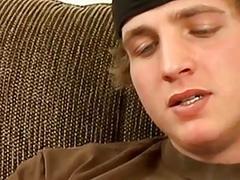 Young men smoke while jerking off and fuck balls deep