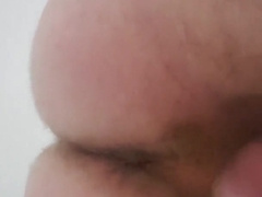 Close up camera on my caboose and wanking off with jism at the complete