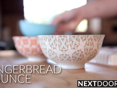 Inked twink gets his ass barebacked after making cookies