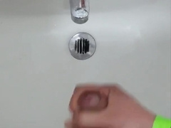 En el baño del hostal