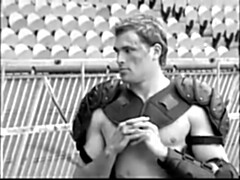 Soccer player sean lamont has a large uncircumcised man sausage