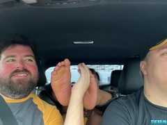 Nemo does a superb job at teasing and kittling Fabios soles