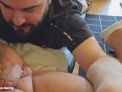 Straight first time finger, first time blowjob, first time gay experience