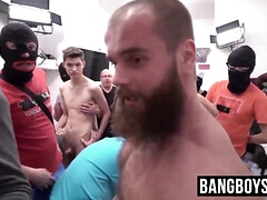 Gays and sailors give each other blowjob