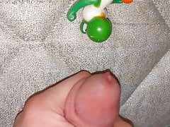 The small yoshi toy that needs my cum everyday