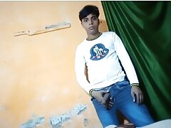 Ghar pe akele mein muth maar ke lund ka maal nikala , Indian Boy Jerk off , Masturbation and cum video alone at home