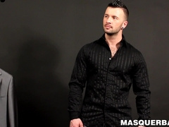 Inked and pierced athlete cums after being deepthroated