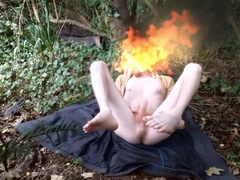 Risky public masturbation