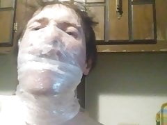 Glue and Plastic Wrap Smother