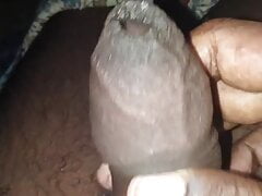 Small Black Cock Masturbation Handjob sex in home