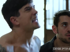 Boyfriend Dakota Payne offers lover Dante Colles ass to stud robber Johnny Ford