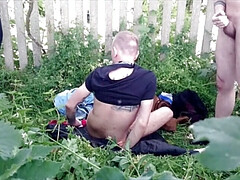 Outdoor exhib sextape with Oscar Wood