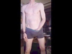 First experience with Eric... Already plenty of semen in my mouth!