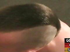 German DILFs deepthroating and breeding in group sex